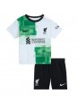 Otroški Nogometna dresi replika Liverpool Gostujoči 2023-24 Kratek rokav (+ hlače)